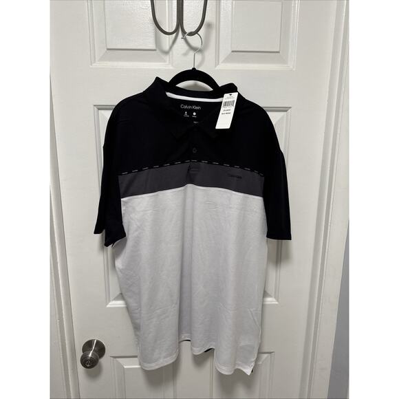 Calvin Klein Golf Polo Wicking Performance Short Sleeve Mens Size 2XL -XXL New - Picture 1 of 4